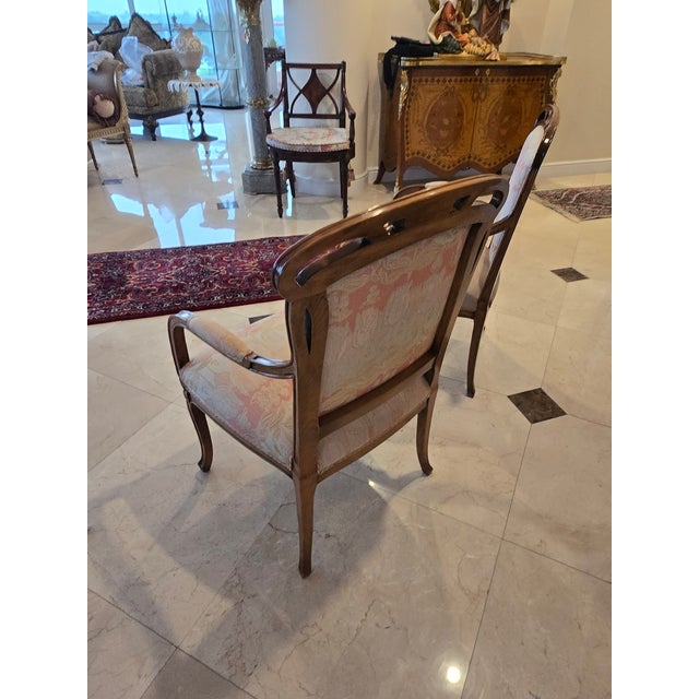 Wood Late 19th Century French Art Nouveau Fauteuils Manner of Majorelle - A Pair For Sale - Image 7 of 12