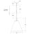 Visual Comfort Thomas O'Brien for Visual Comfort Signature Goodman Small Hanging Light in Bronze with Hand-Rubbed Antique Brass Shade For Sale - Image 4 of 4