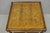 Renaissance Vintage Baker Barley Twist Oak & Burlwood Parquetry Inlay Square Lamp Side Table For Sale - Image 3 of 14