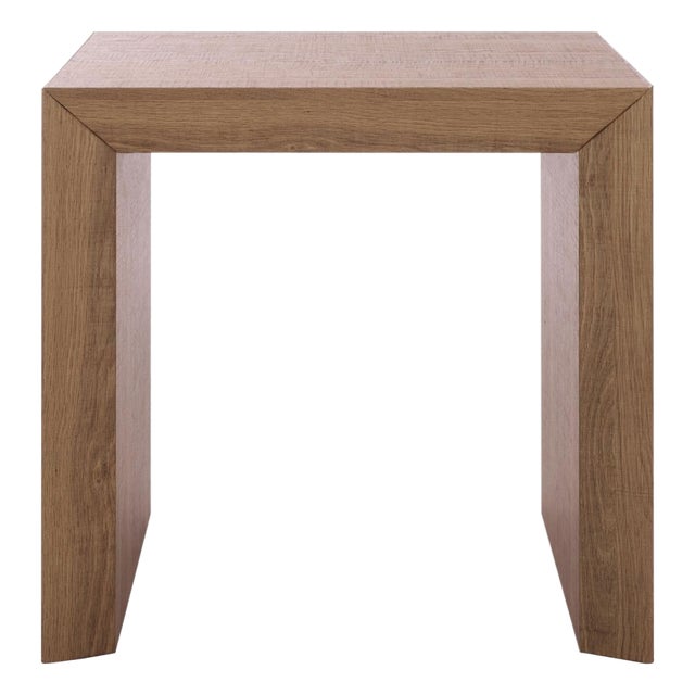 Woodrow Accent Table in Natural Brown For Sale