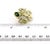 Mid 20th Century Mid 20th Century Pair of Seidengang Diamonds Green Tourmaline & Peridot 18k Yellow Gold Fancy Earrings For Sale - Image 5 of 5