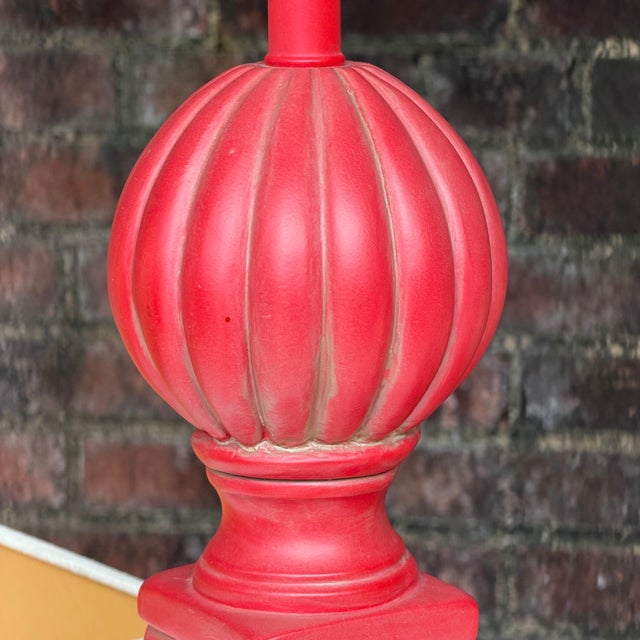2004 Serge Roche Style Palm Beach Regency Coral Plaster Obelisk Table Lamps by Pieri Creations - A Pair For Sale - Image 10 of 17