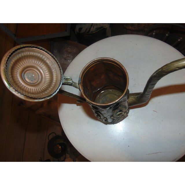 Brown Art Deco Copper Kettle For Sale - Image 8 of 10