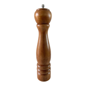 Late 20th Century Solid Hardwood Pepper Mill
