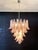 Glass Vintage Italian Murano Chandelier with Pink Glass Petals, 1990s For Sale - Image 7 of 18