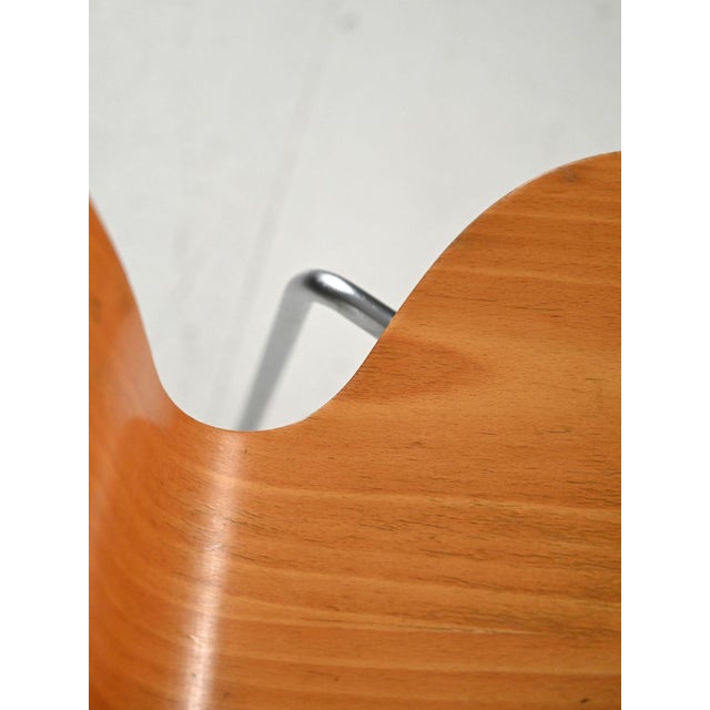 Brown Mosquito Chairs by Arne Jacobsen for Fritz Hansen, 1968, Set of 4 For Sale - Image 8 of 11