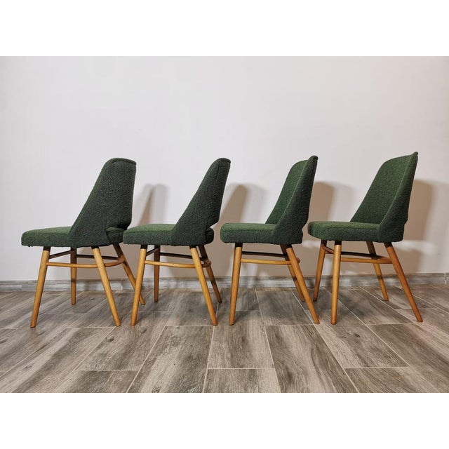 Dining Chairs by Radomir Hoffman for Ton, 1950s, Set of 4 For Sale - Image 16 of 18