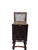 Brown Antique English Mahogany Smoking Cabinet With Glass-Lined Humidor For Sale - Image 8 of 11