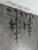Three-Light Wrought Iron Wall Sconces, Set of 2 For Sale - Image 3 of 9