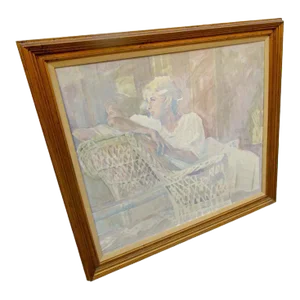 Impressionist Painting Titled Nancy by Savannah Georgia Artist Myrtle Jones