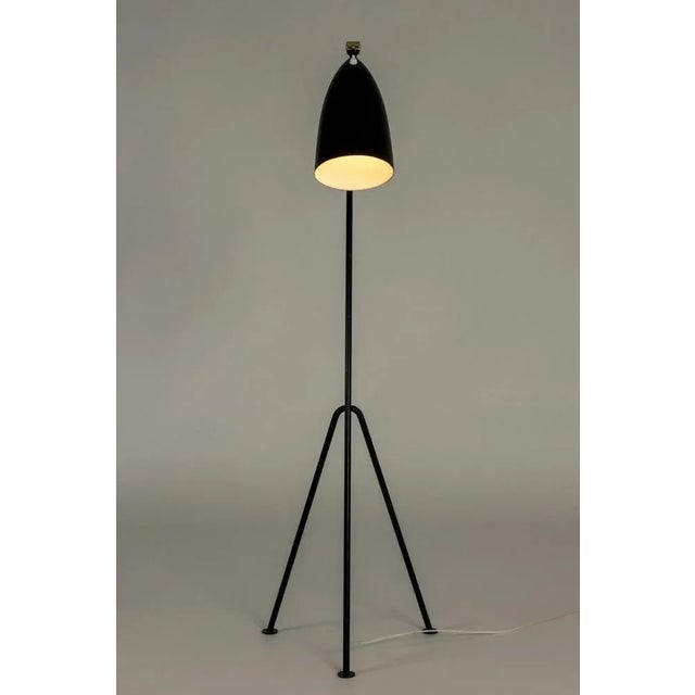 Metal Vintage Grasshopper Floor Lamp by Greta Grossman for Bergboms, 1950s For Sale - Image 7 of 11