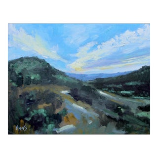 Original Abstract American Southwest Desert Landscape – Oil Painting For Sale