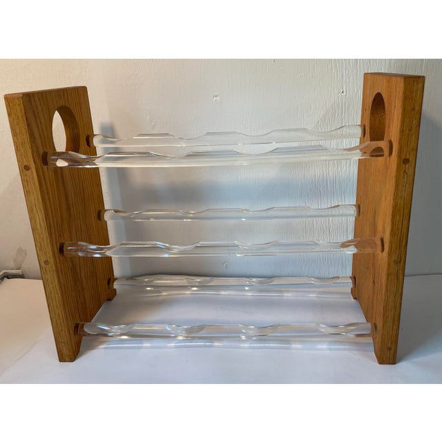 Vintage twelve bottle countertop wine rack!