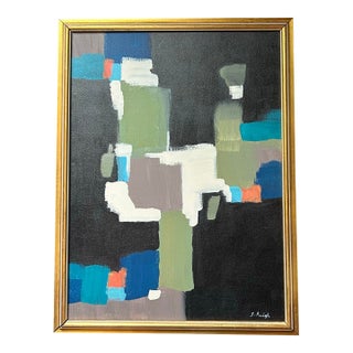 Contemporary Original Stephen Heigh Abstract Painting “Three Part Harmony” For Sale