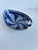 Vintage Chinese Man Blue White Porcelain Chinoiserie Oval Bowl For Sale - Image 6 of 13