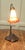 French Bronze Lilly Pad Table Lamp with Glass Shade French Bronze Lilly Pad Table Lamp with Fire Red Bell Flower Glass...