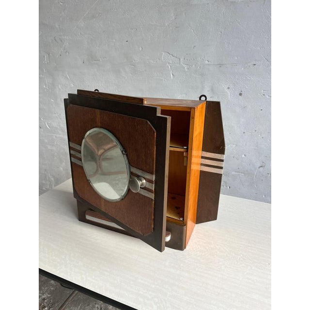 Art Deco Wall Cabinet, 1930s For Sale - Image 6 of 8