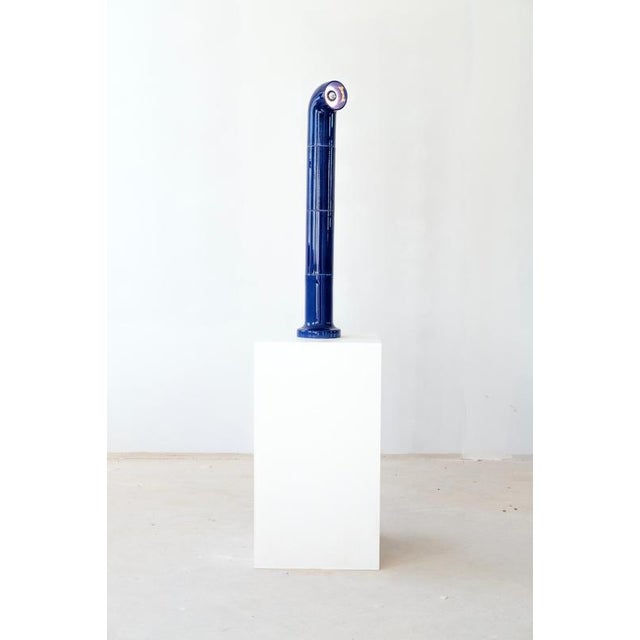 Black Slim Op Large Standing Lamp by Pani Jurek For Sale - Image 8 of 13