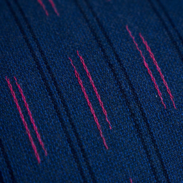 This pillow features Ainsley Stripe Indoor/Outdoor with a knife edge finish. This high-performance woven ikat stripe with...