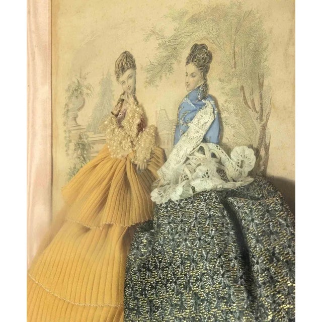 Unknown, Toilettes de Mme Bréant-Castel, Etching, 1876 For Sale - Image 3 of 5