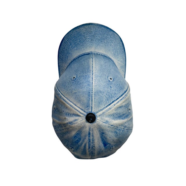 Contemporary Michael Harvey Studio Pottery Baseball Cap Vase | Signed Contemporary Ceramic Sculpture For Sale - Image 3 of 8