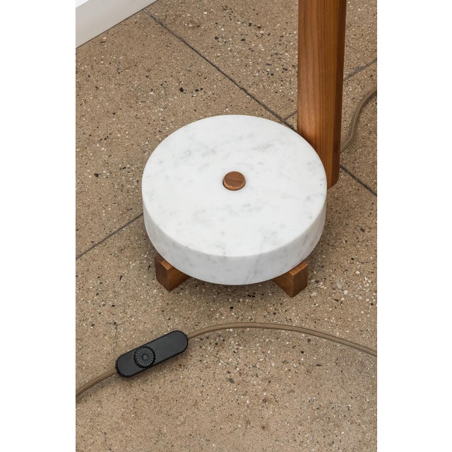 Wood Gregory Buntain of Fort Standard for Roll & Hill "Counterweight" Floor Lamp (2017) For Sale - Image 7 of 7