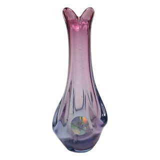 Italian Vase in Murano Glass from Mandruzzato, 1950s For Sale