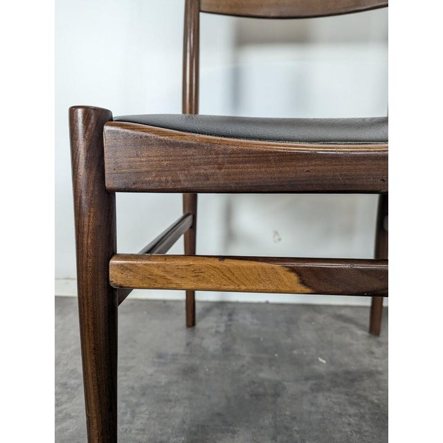 Brown Scandinavian Teak Chairs, Set of 4 For Sale - Image 8 of 9