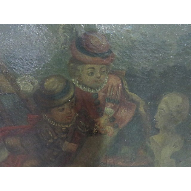 Antique 18th C French Louis XVI Style Trumeau Mirror For Sale In Philadelphia - Image 6 of 13