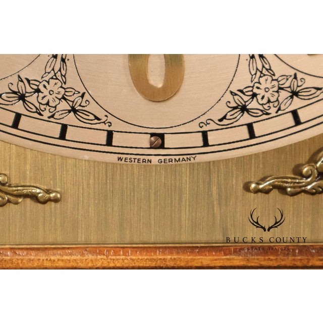 Howard Miller Chippendale Style Cherry Grandfather Grandmother Clock For Sale - Image 10 of 18