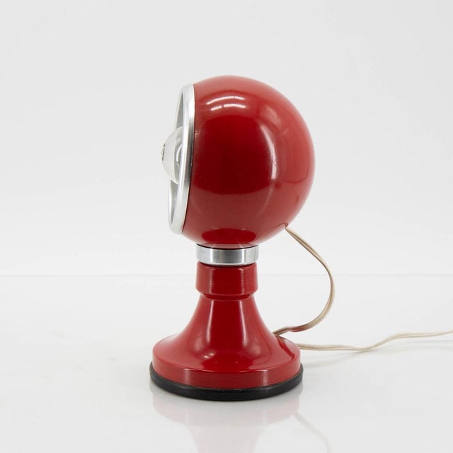 Red Space Age Table Lamp, 1960s For Sale - Image 8 of 8