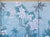 Cornflower Blue 1970s Chinese Painted Silk Screen "Magnolia and Blue Jay" For Sale - Image 8 of 18