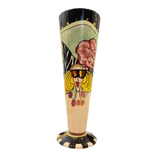 Late 20th Century Contemporary Ceramic Vase For Sale
