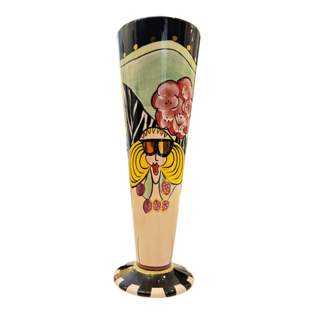 Late 20th Century Contemporary Ceramic Vase For Sale