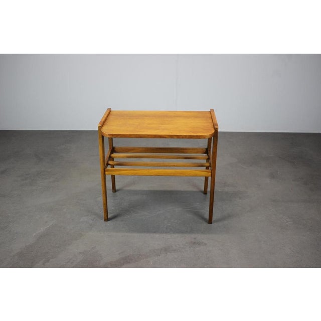 - wood cleaned and then applied revitalizing oil - good original condition - shows signs of use (scratches, abrasions,...