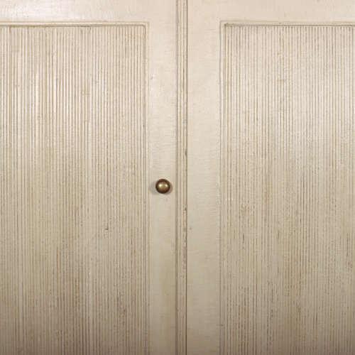 Swedish Style Painted Linen Cupboard For Sale - Image 5 of 12