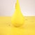 vintage vase by Carlo Moretti from the 70s in yellow satin glass Height: 31 Depth: 9 This piece is attributed to the...