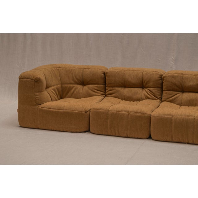 Kimba Modular Four-Seater Sofa by Michel Ducaroy for Ligne Roset, 1970s, Set of 4 For Sale - Image 10 of 18