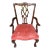 Kindel Furniture Co. Mahogany Chippendale Arm Chair For Sale
