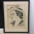 1930s Antique Portrait Sketch For Sale - Image 5 of 6