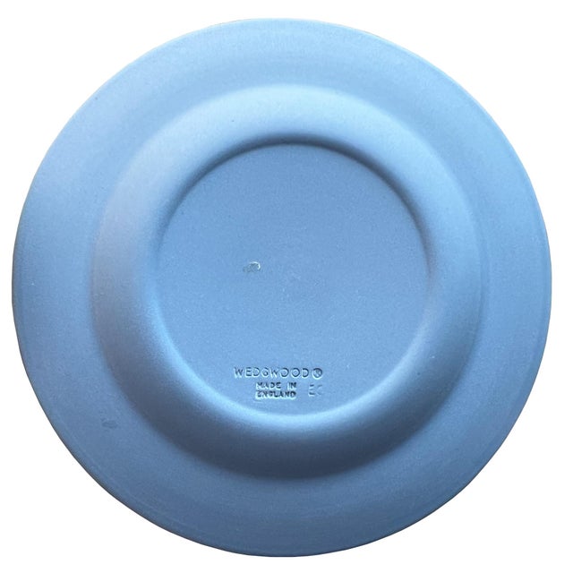 Blue Mid 20th Century Wedgwood Blue Jasperware Cayman Islands Trinket Dish, Eturia Collection For Sale - Image 8 of 11