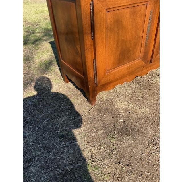 18th Century French Country Louis XV Solid Walnut Sideboard / Buffet For Sale - Image 11 of 16