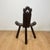 Wood Vintage Brutalist Chairs in Wood, 1950s, Set of 2 For Sale - Image 7 of 17