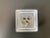 Antique Swedish Clear Frosted Glass Crown Design Catchall Square Dish For Sale In New York - Image 6 of 12