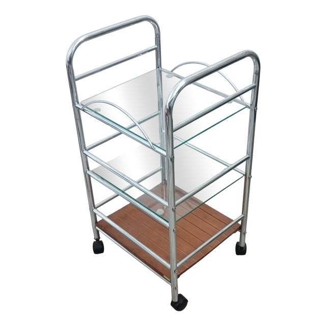 Vintage Serving Cart by Allibert, 1990s For Sale