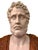Impressive Italian carved marble bust of Aristotle, dating to the 20th century and conceived in the tradition of the great...