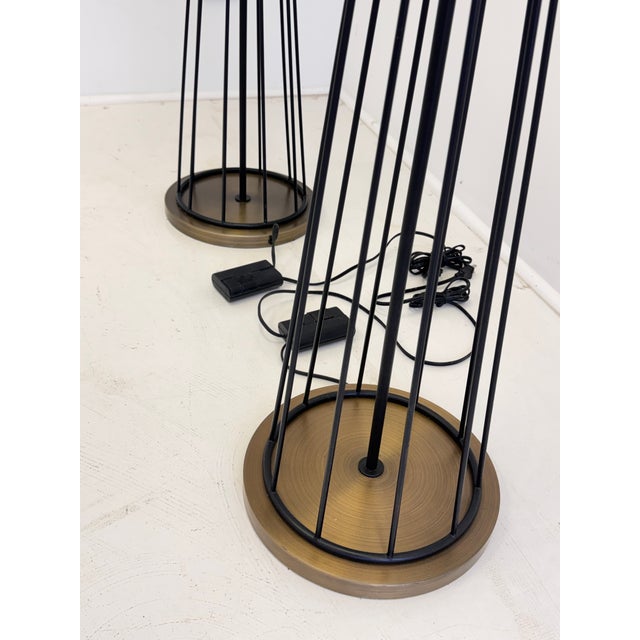 Pair of Tony Paul Designed Floor Lamps, Hb Architectural Lighting, 1990s For Sale - Image 15 of 15