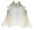 Stunning extra large Brazilian cowhide in a glossy blonde champagne color way perfect in a monochromatic setting. We hand...