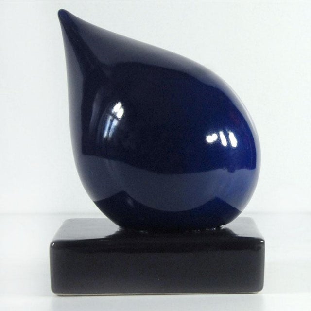 Postmodern Vintage Decorative Glazed Ceramic Figurine For Sale - Image 3 of 8