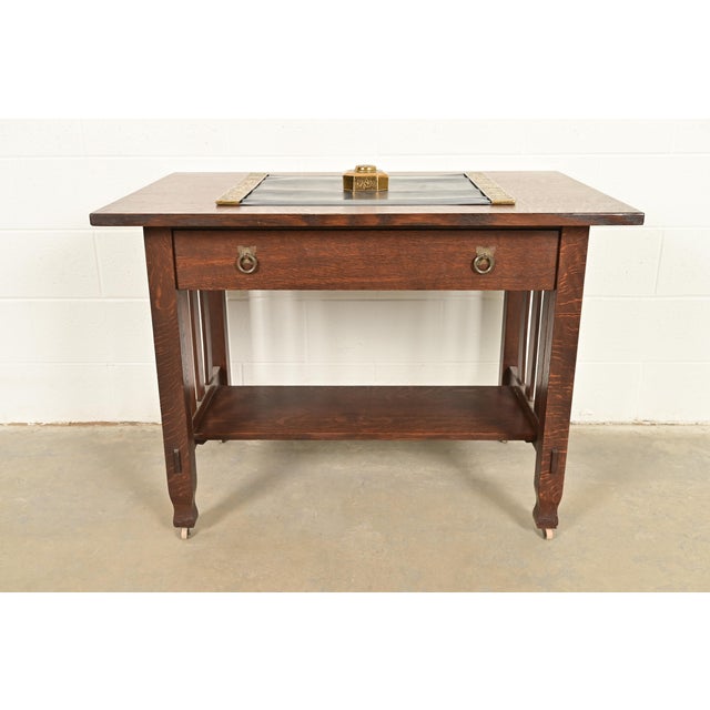 Tiffany Studios New York Zodiac Bronze Doré Inkwell For Sale - Image 14 of 15